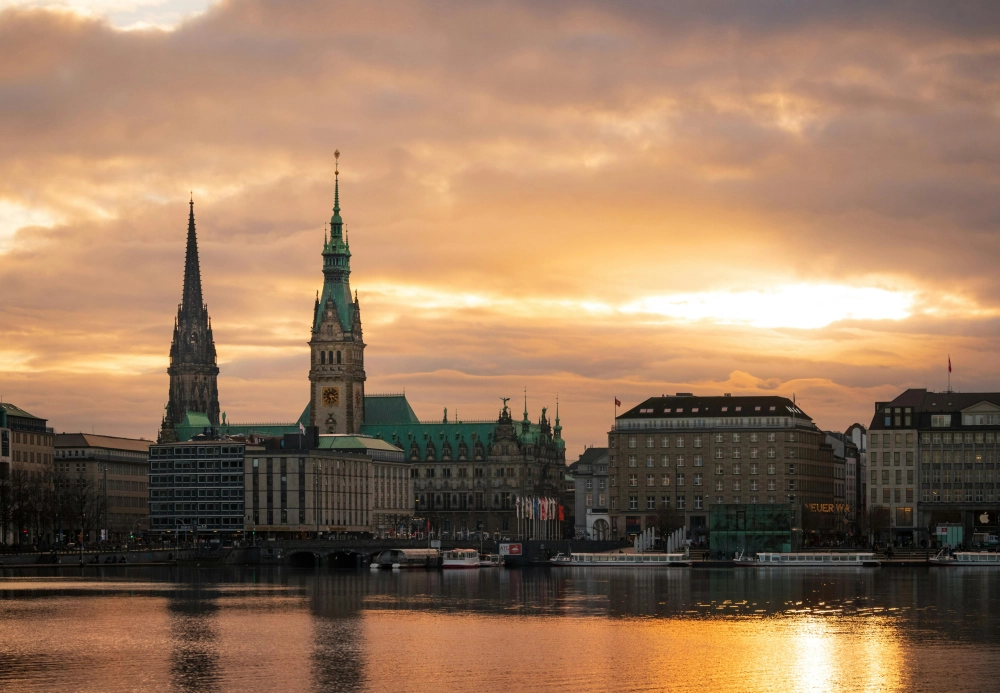 Hình nền cảnh hoàng hôn ấn tượng làm say lòng