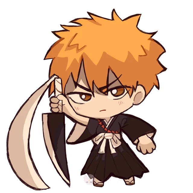 Ichigo Kurosaki chibi mini nhân vật nhỏ xinh
