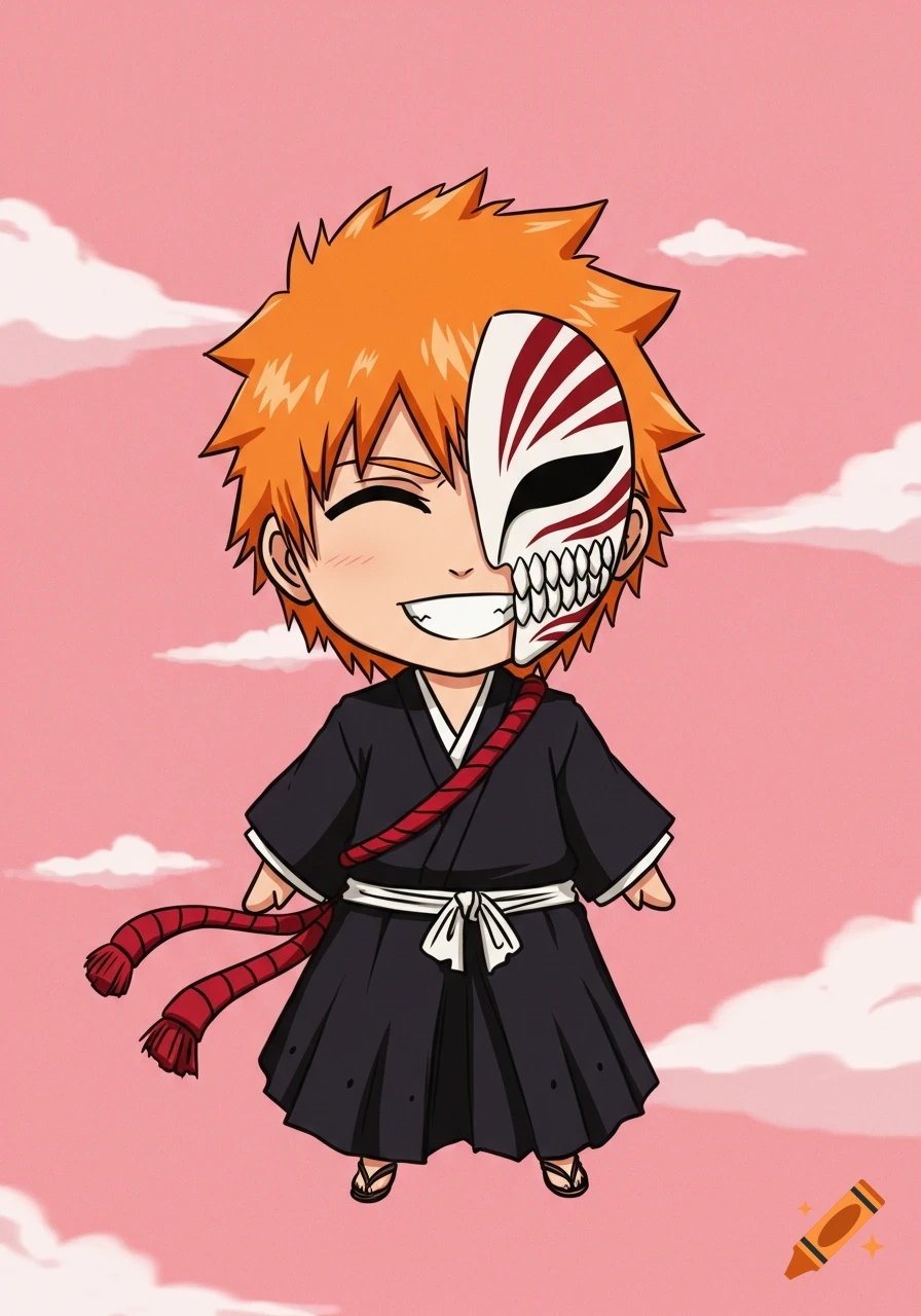 Ichigo chibi plush gấu bông siêu cute dễ ôm