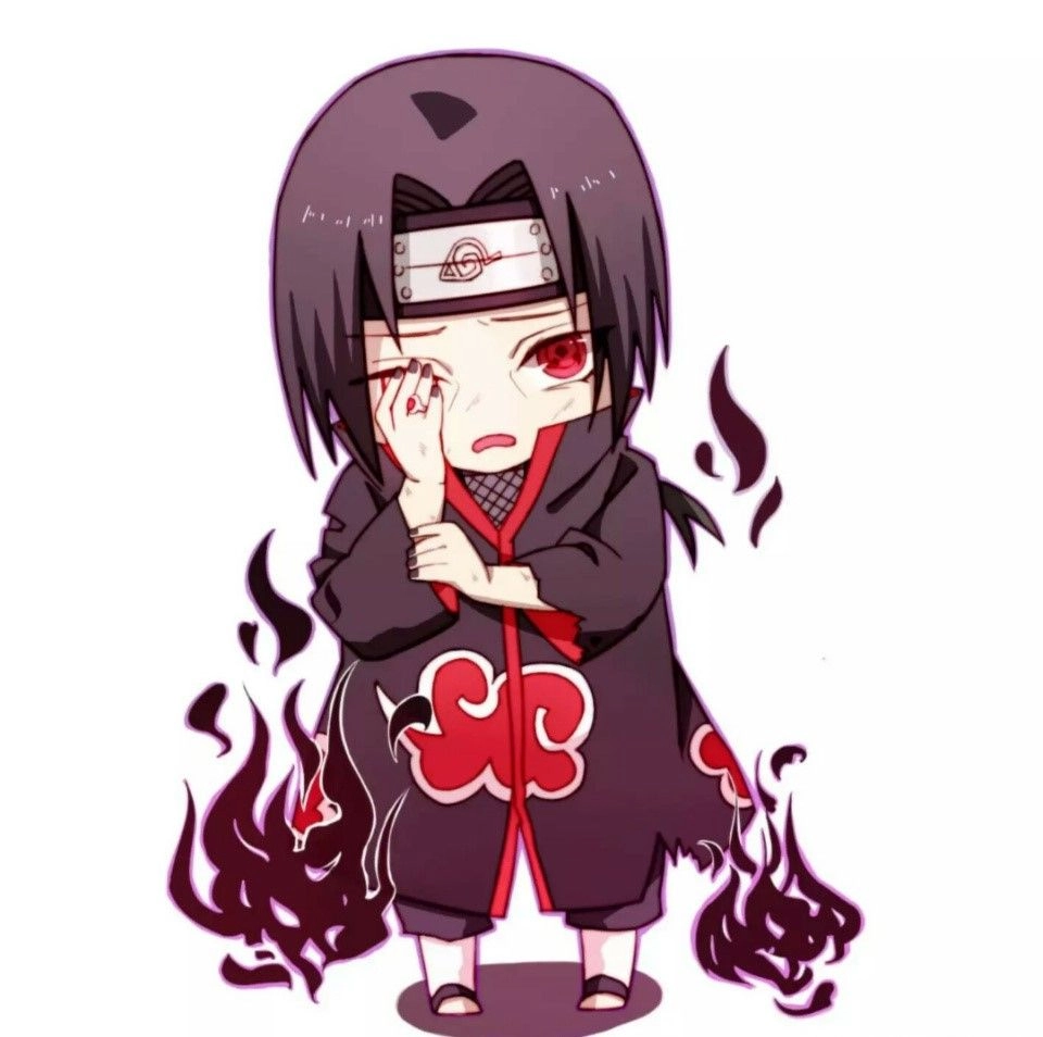 Itachi Akatsuki chibi nhỏ nhắn mang khí chất ngầu lòi