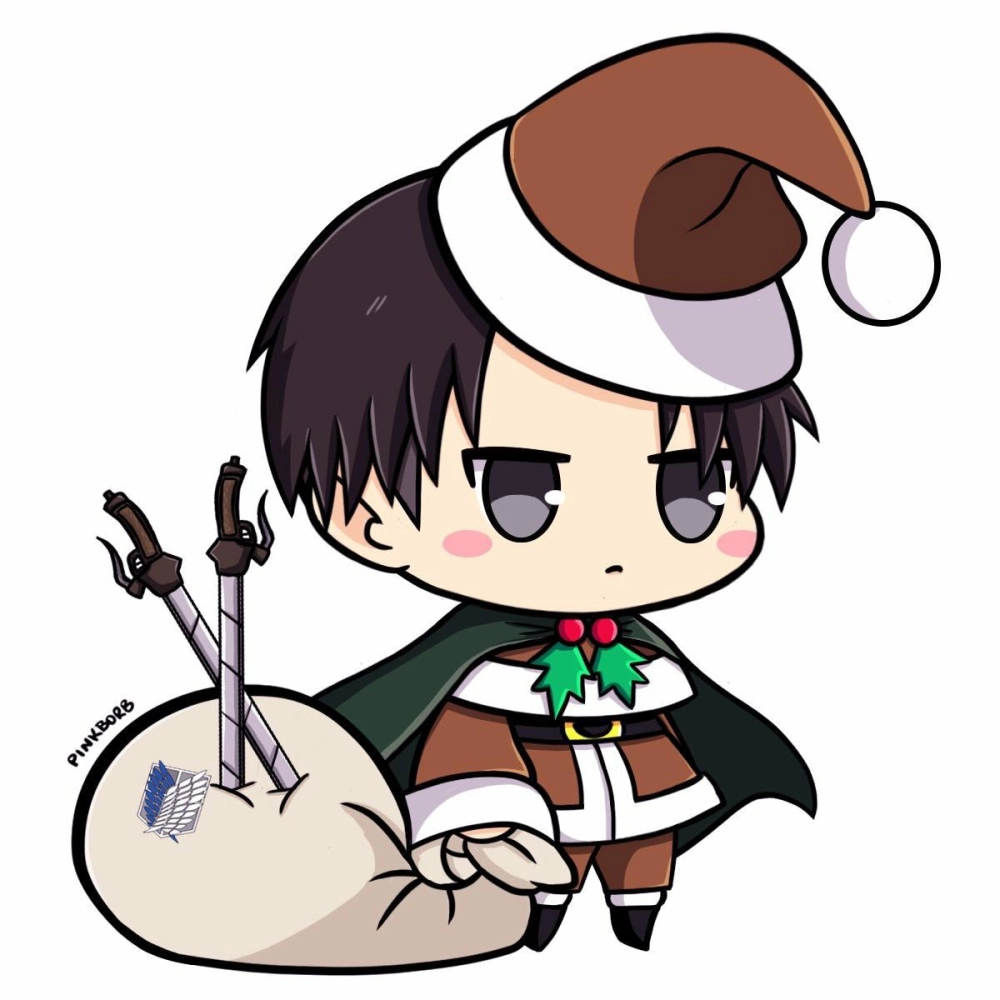 AOT Levi chibi biểu tượng nhỏ nhắn nhưng cực ngầu