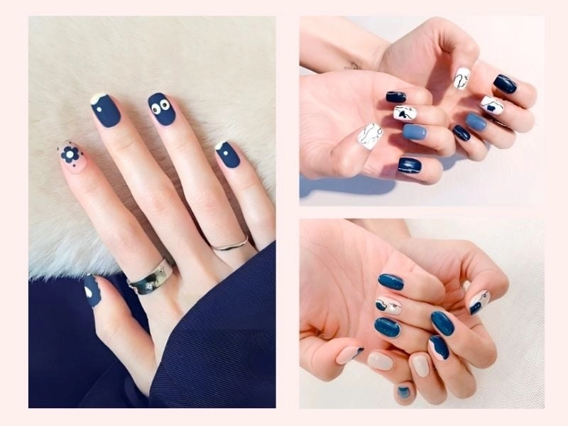 Mẫu nail cute cho móng ngắn ngọt ngào nữ tính