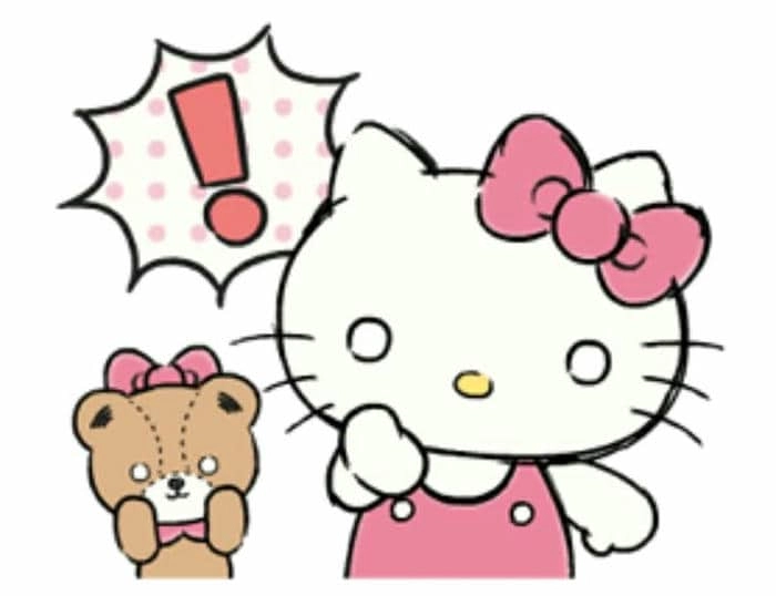 Meme Hello Kitty cute đáng yêu làm tan chảy trái tim