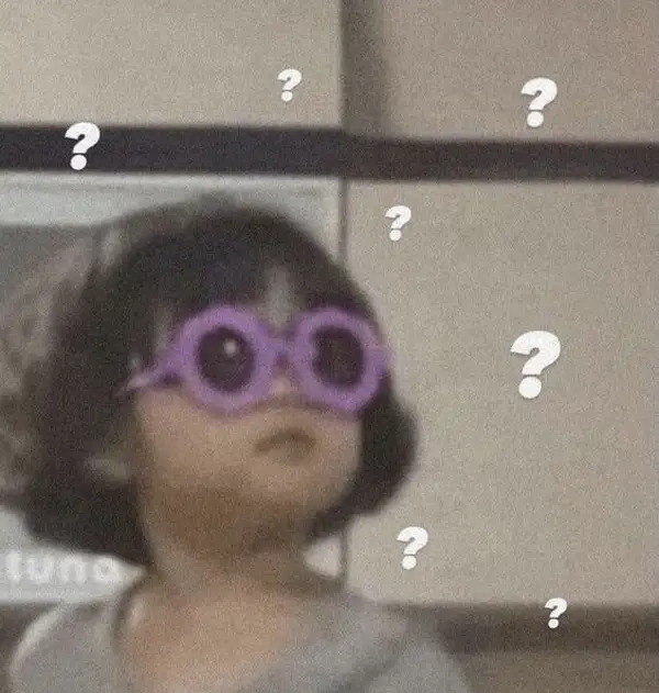 Ảnh meme hỏi chấm được chia sẻ rộng rãi trên mạng