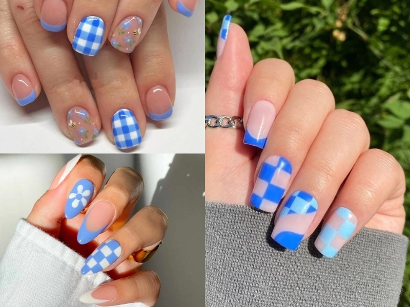Nail kẻ caro độc đáo giúp đôi tay thêm cuốn hút