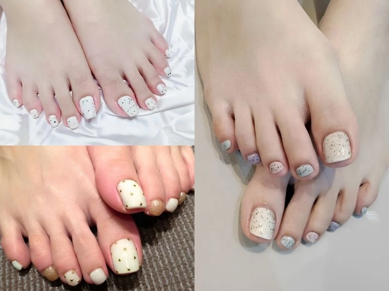 Mẫu nail chấm bi đẹp hiện đại hợp xu hướng