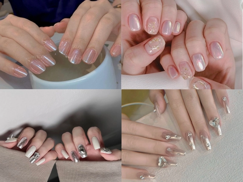 Nail Hàn Quốc cute giúp nàng thêm phần đáng yêu
