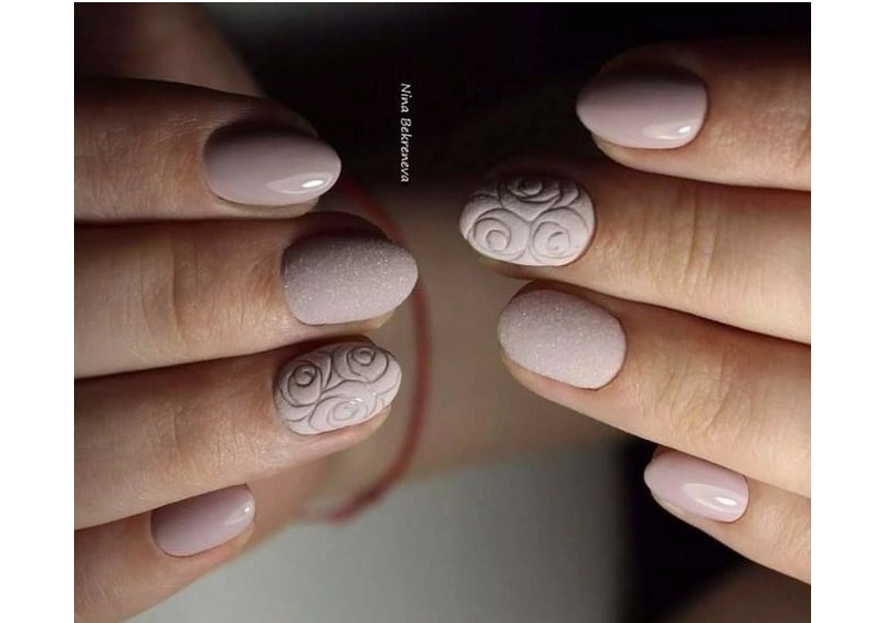 Cách vẽ nail hoa hồng đơn giản dễ làm đẹp