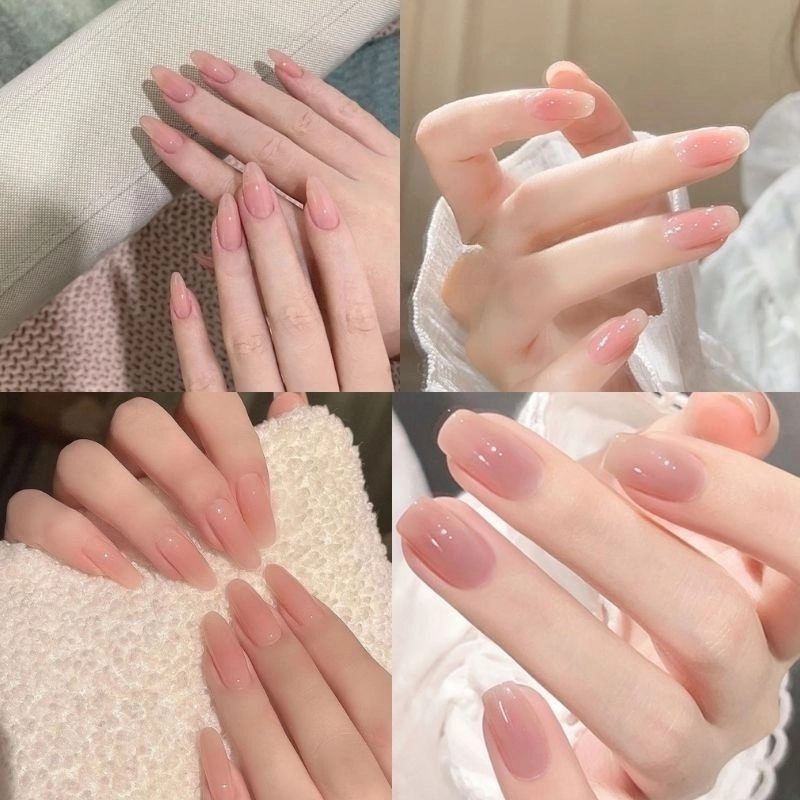 Nail màu hồng thạch trong trẻo quyến rũ