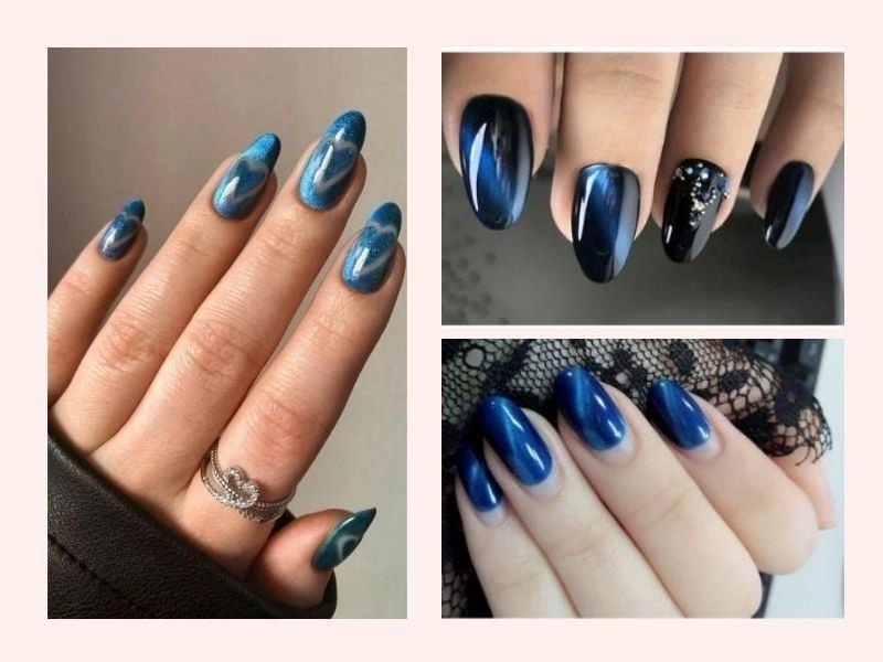 Mắt mèo nail huyền bí tạo điểm nhấn sang chảnh