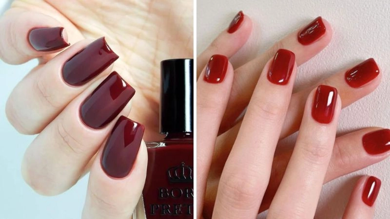 Sơn nail màu đỏ nổi bật thời thượng hợp xu hướng