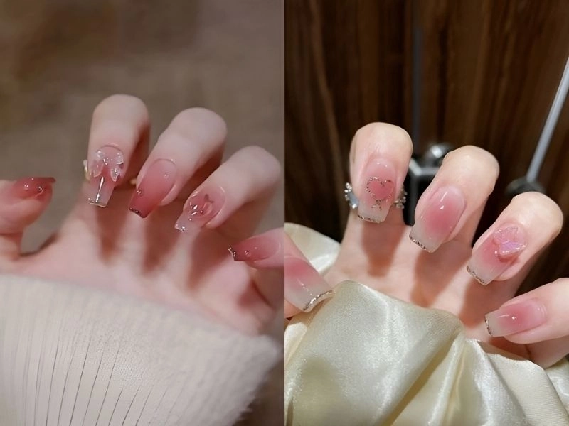 Nail ombre đẹp nhẹ nhàng tinh tế cho nàng hiện đại