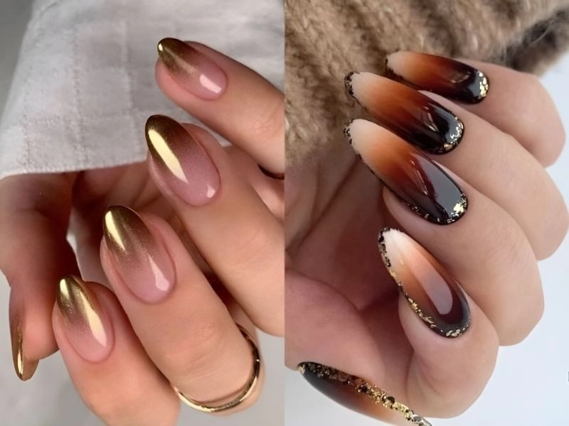 Sơn nail ombre mềm mại tự nhiên đầy quyến rũ