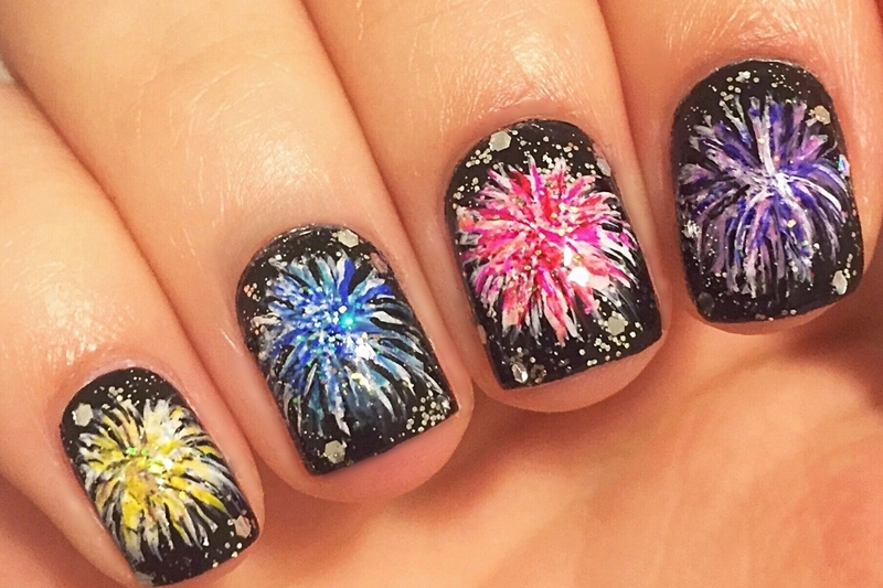 Nail tết nhẹ nhàng thanh lịch duyên dáng