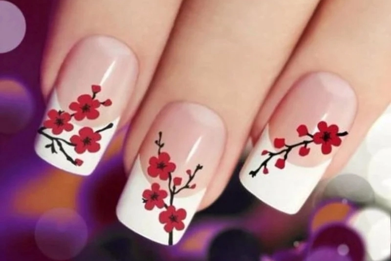 Nail chơi tết cá tính nổi bật thu hút