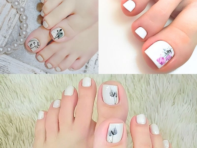 Mẫu nail trắng sữa đẹp tinh khôi nổi bật