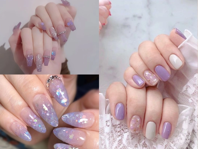 Ẩn xà cừ nail đắp gel bền màu và vô cùng lộng lẫy