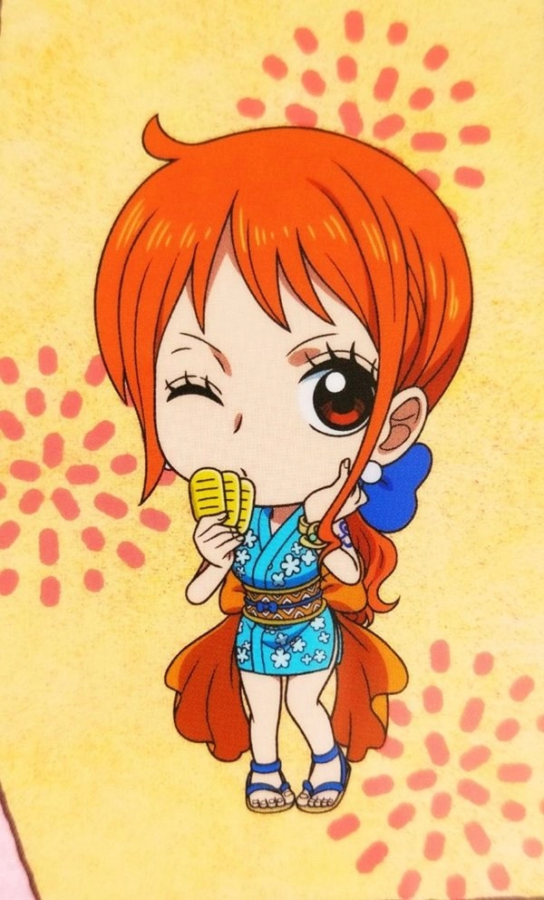 Nami chibi cosplay độc đáo tái hiện nhân vật siêu xinh
