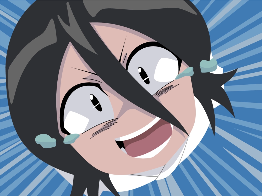 Rukia chibi fanart sáng tạo đầy màu sắc