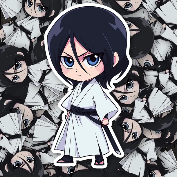 Rukia Kuchiki chibi mini nhân vật đáng yêu