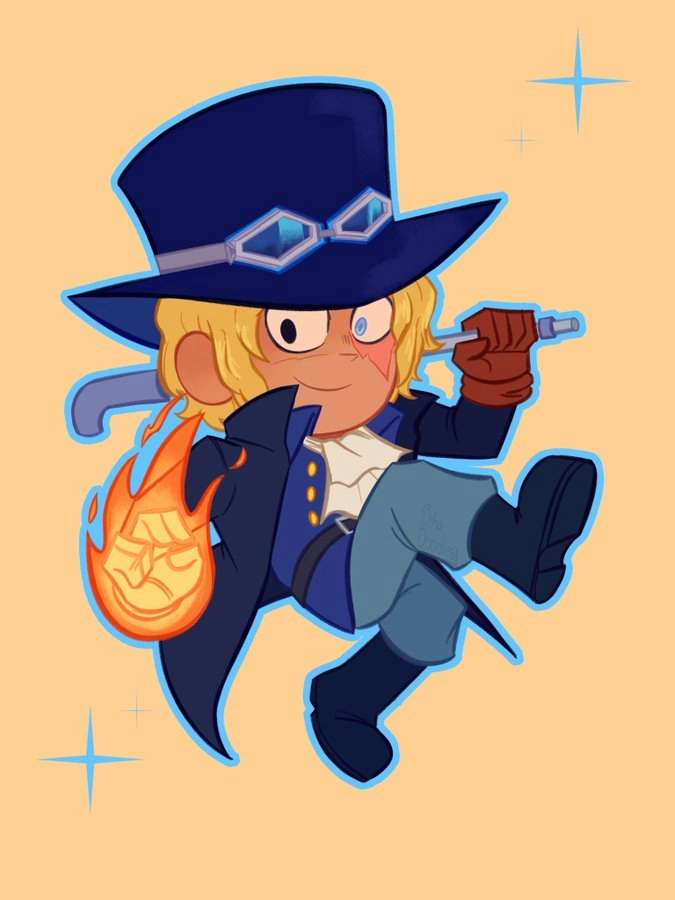 Chibi Sabo One Piece với hình ảnh sống động cuốn hút