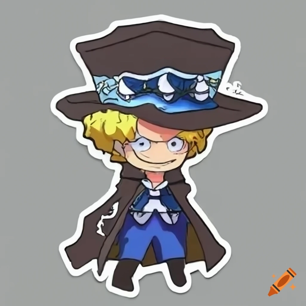 Sabo chibi sticker dễ thương cho fan sưu tầm yêu thích
