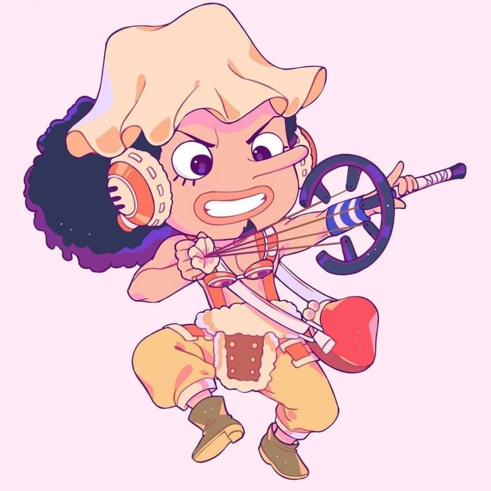 Usopp chibi sticker siêu cute dành cho bộ sưu tập