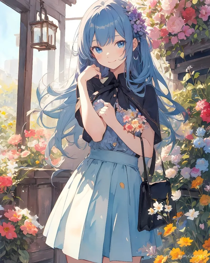 Nghệ thuật anime đặc sắc từ ảnh anime gái nga