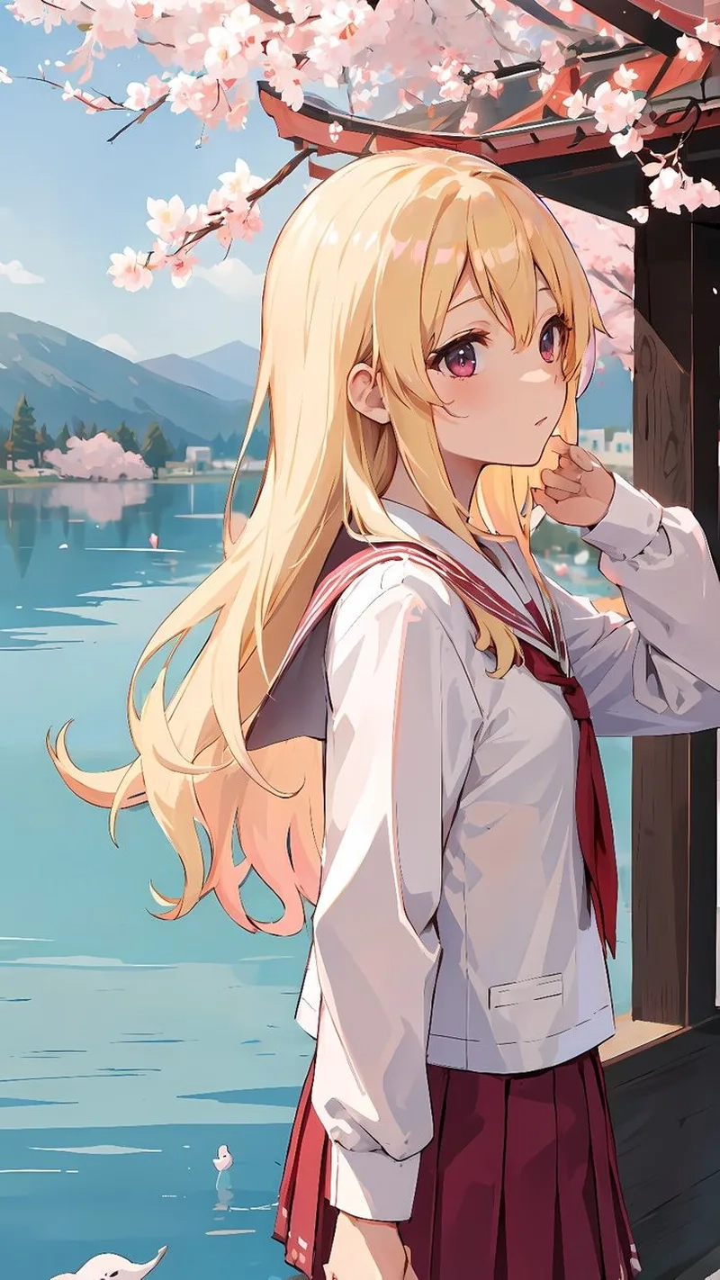 Ngắm hình mới ảnh bé gái anime dễ thương và tinh tế