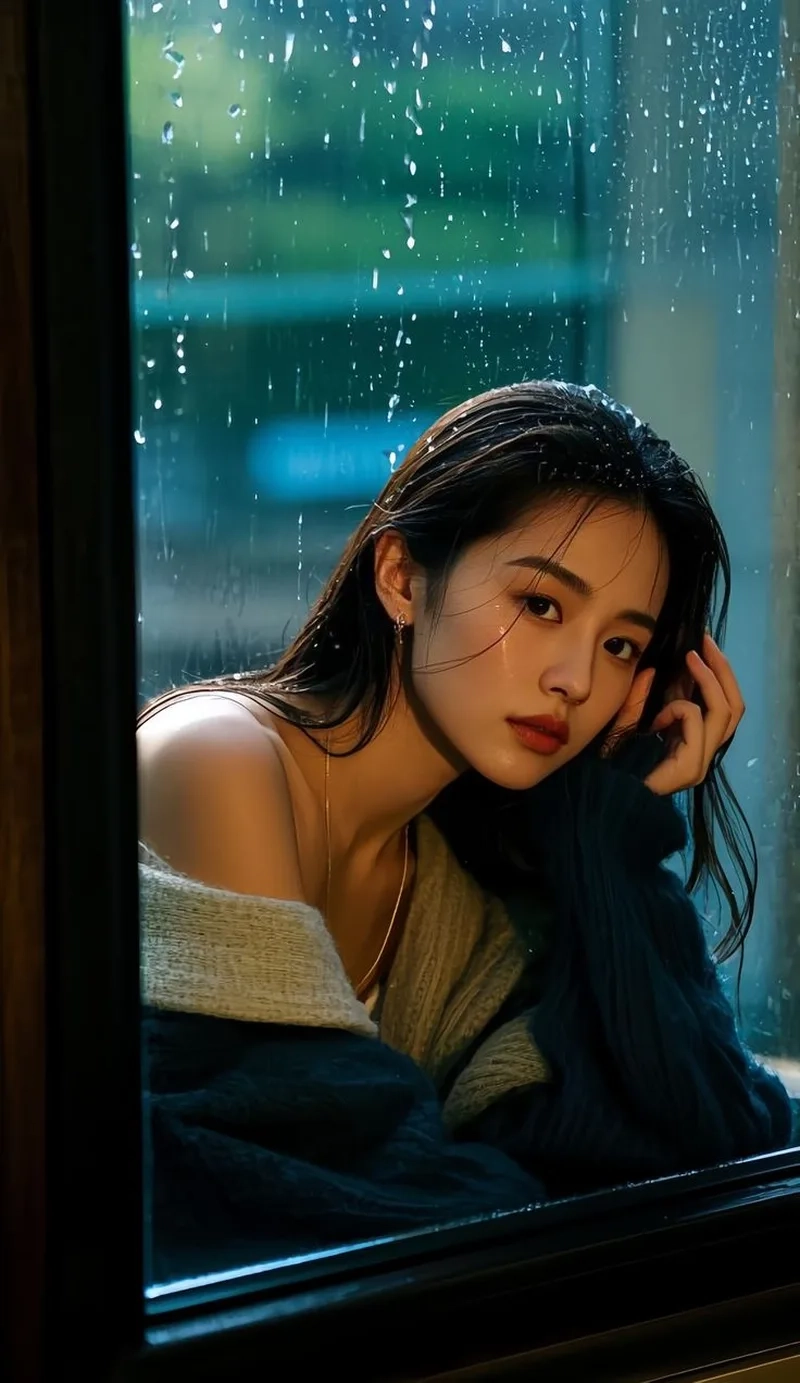 Khoảnh khắc xúc động của ảnh cô gái buồn khóc