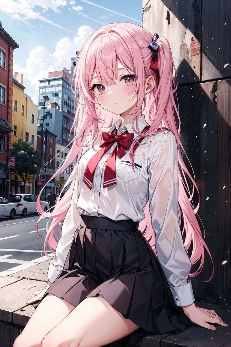 Khoảnh khắc lãng mạn trong ảnh con gái yêu nhau anime