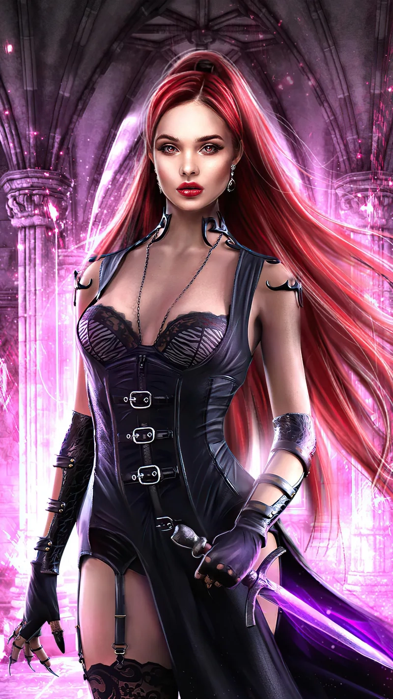 Bộ ảnh game cực chất Hình nền 3D nhân vật nữ game