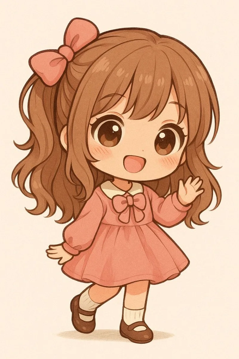 Thưởng thức Hình ảnh con gái xinh chibi Instagram cực dễ thương