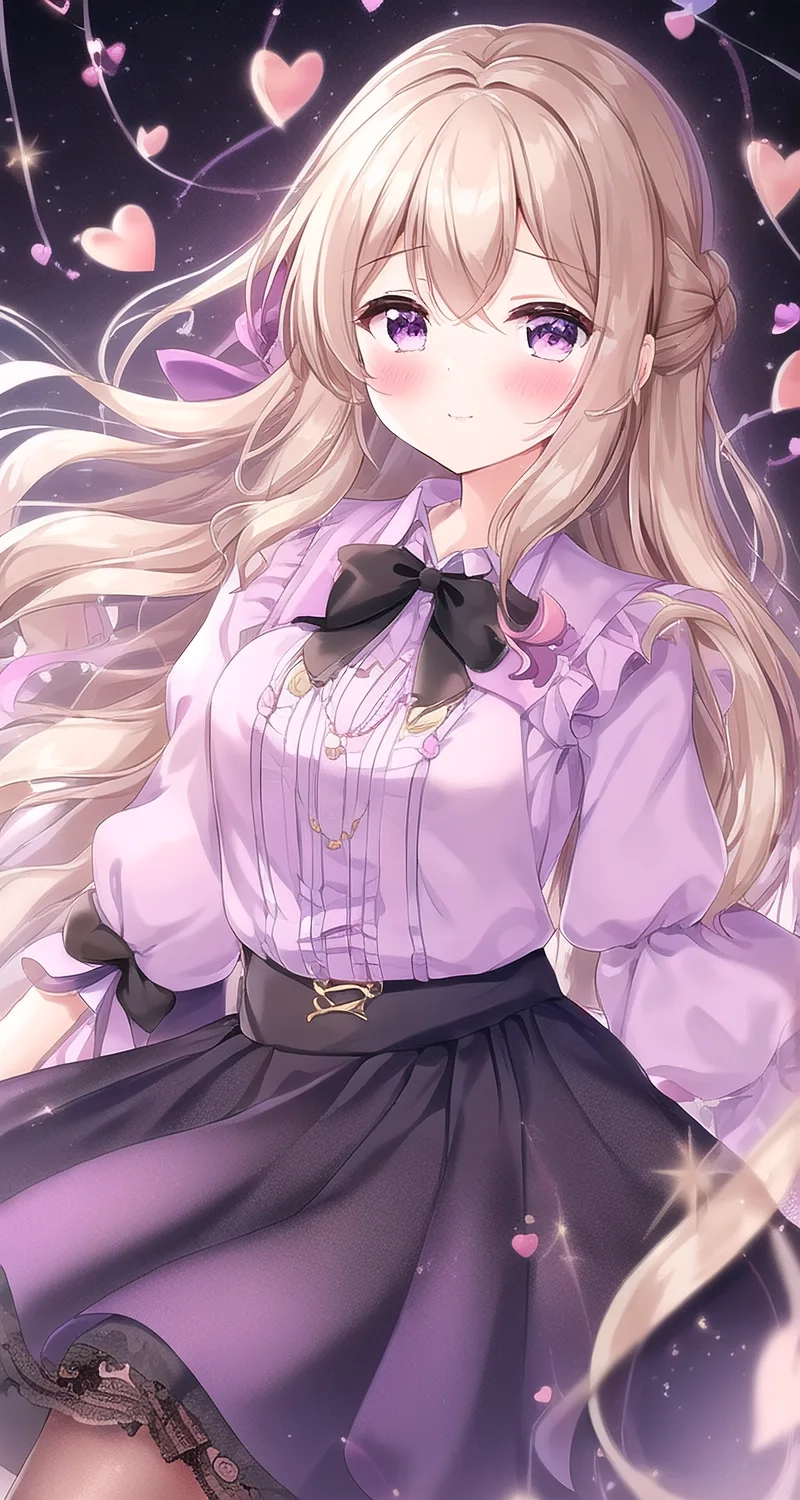 Ngọt ngào và dễ thương trong hình ảnh con gái anime cute