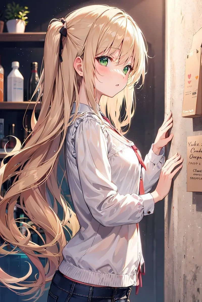 Ngắm vẻ xinh đẹp qua anime gái xinh ảnh