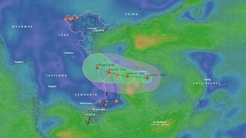 Áp thấp nhiệt đới là vùng khí quyển có áp suất giảm sâu