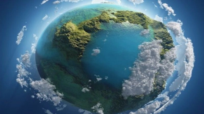 Khí quyển chính là lớp bao quanh và hình thành bầu trời