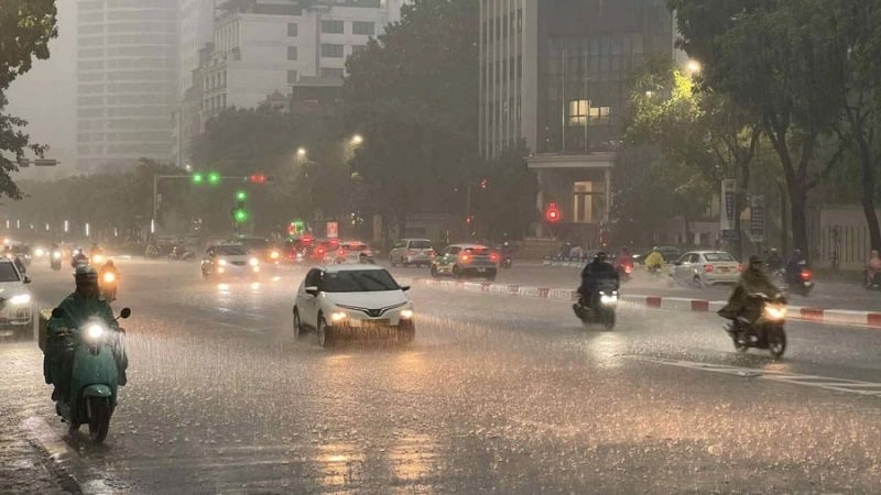 Mưa cục bộ xuất hiện khi bóng mây chỉ bao phủ một vùng nhỏ