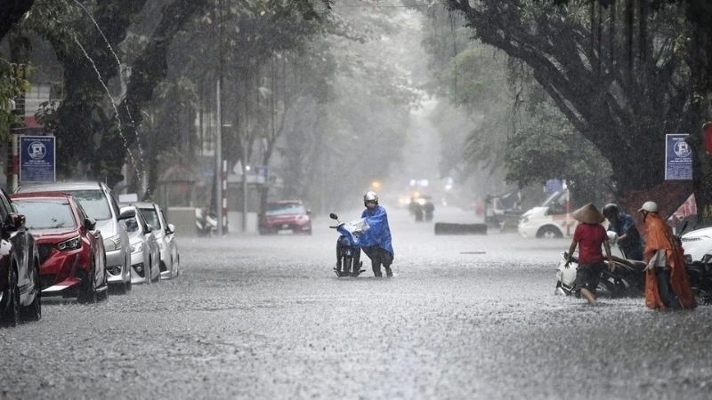 Lượng mưa lớn làm gia tăng dòng chảy do mưa