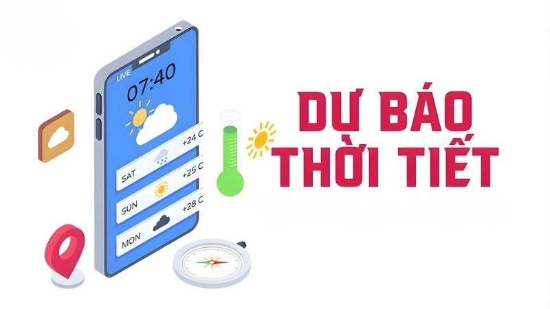 Dự báo thời tiết là quá trình phân tích và dự đoán các hiện tượng khí tượng trong tương lai 