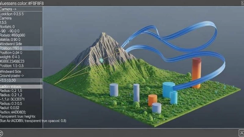 Sườn núi bên khuất gió làm tăng nhiệt của gió Foehn