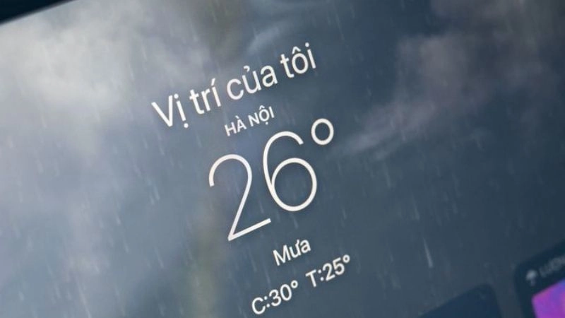 Khả năng có mưa là mức xác suất trời xuất hiện mưa