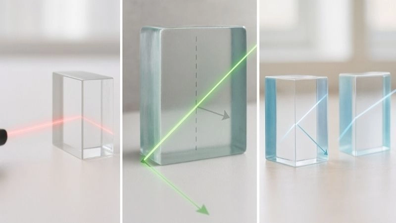 khúc xạ ánh sáng là hiện tượng ánh sáng đổi hướng khi truyền qua môi trường