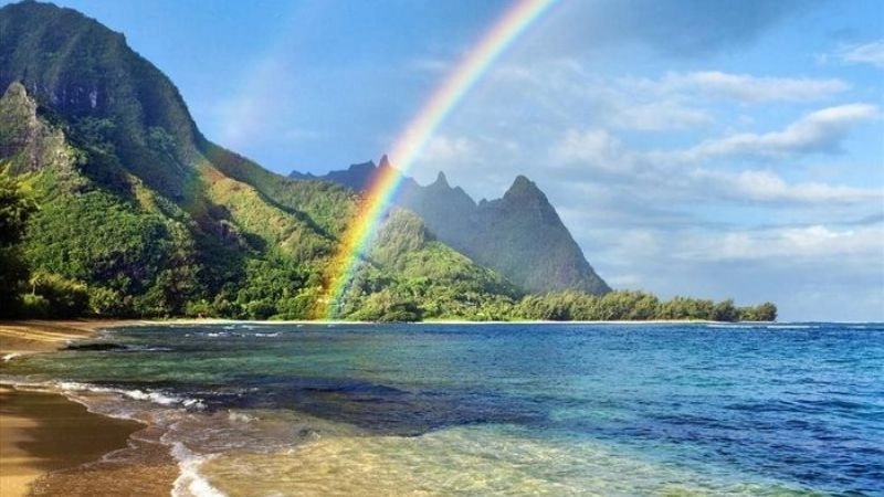 Cầu vồng hình thành nhờ hiện tượng khúc xạ ánh sáng