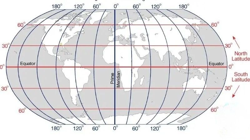 Đo kinh độ giúp xác định tọa độ trong dự báo thời tiết