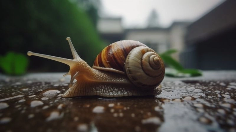 Khí hậu ẩm trở nên rõ nét khi có hiện tượng mưa rả rích