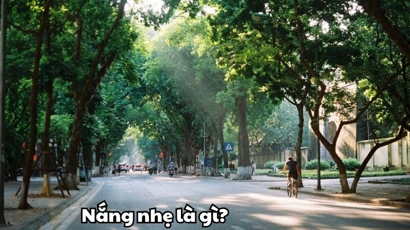 Nắng nhẹ là trạng thái ánh sáng dịu và không gây gắt