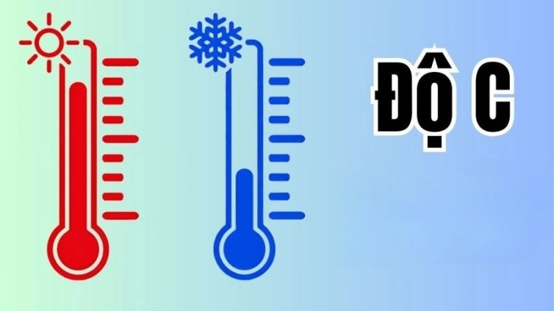 Độ C là đơn vị chuẩn đo lường mức Nhiệt độ của vật chất