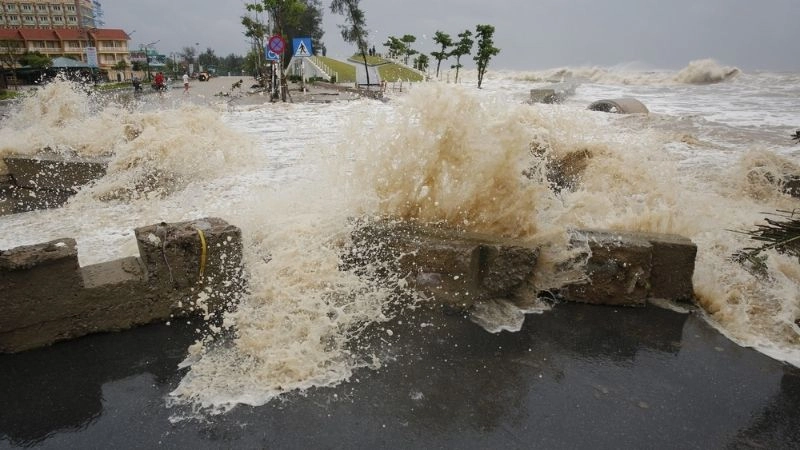 Ven biển là khu vực chịu tác động lớn từ nước dâng do bão