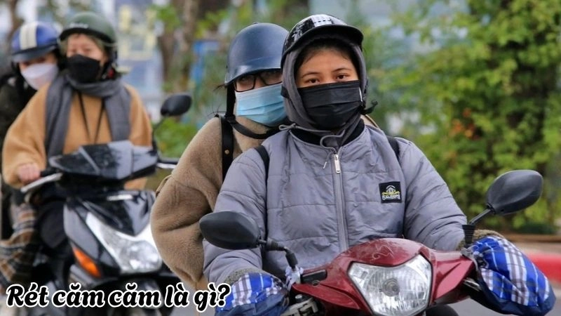 Rét căm căm là trạng thái lạnh buốt kéo dài làm tê da thịt